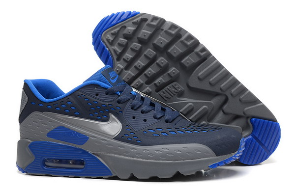 Air Max 90 Ultra BR Womens Shoe Black / Cool Grey / Royal Blue